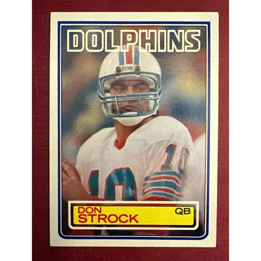1983 Topps #321 Don Strock Miami Dolphins
